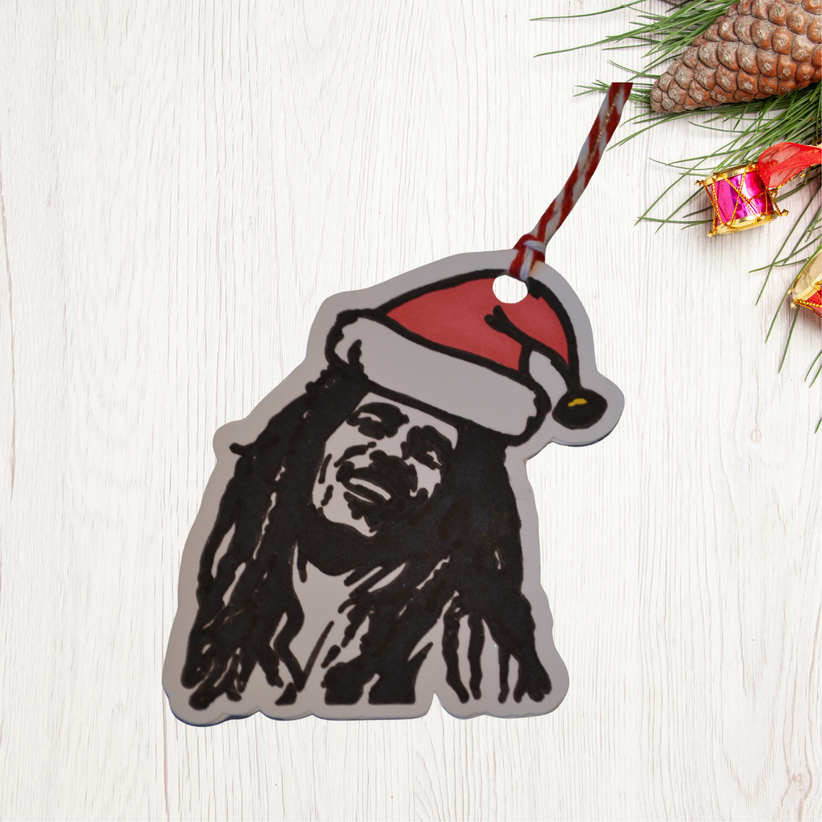 Bob Marley Christmas Gift Tags