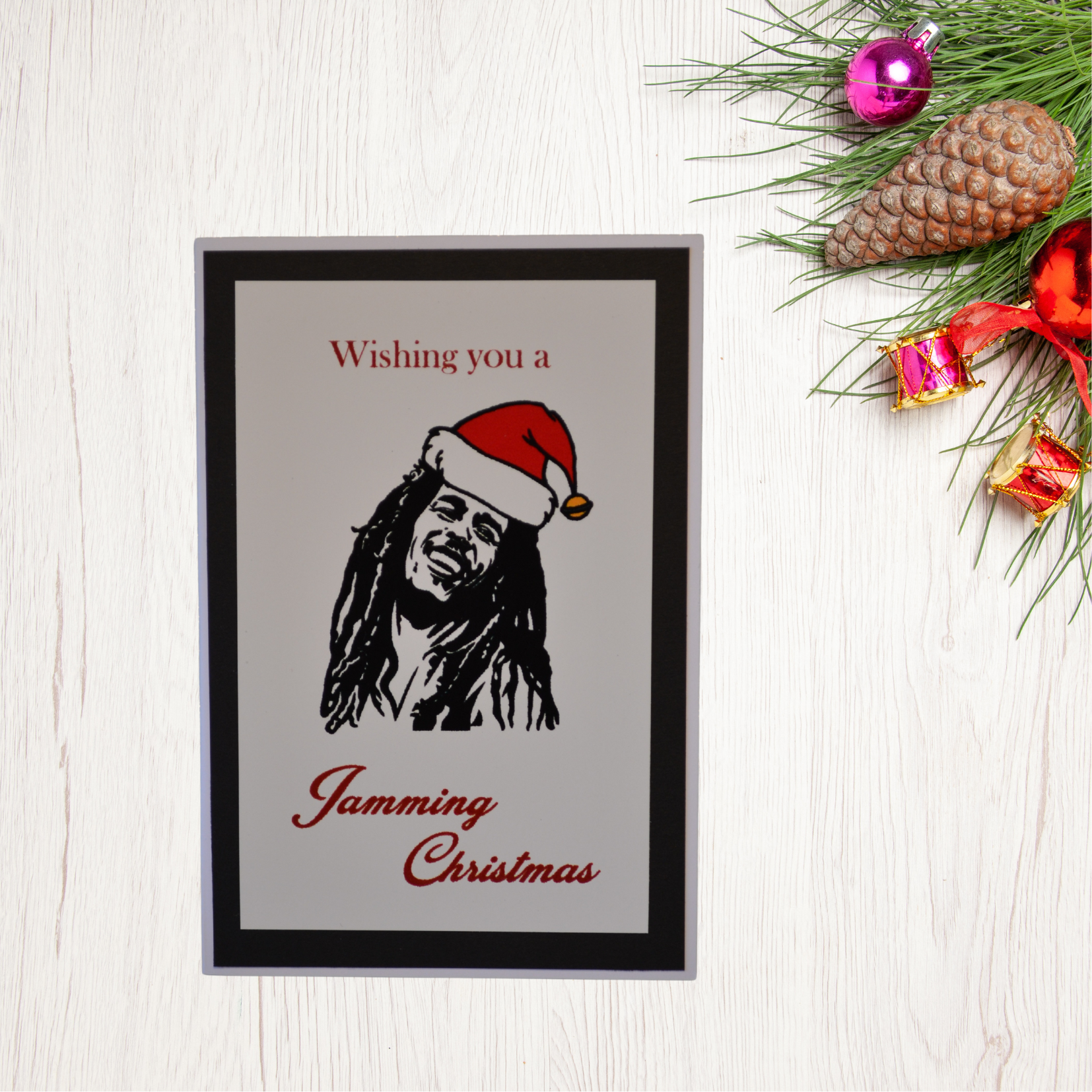 Bob Marley Reggae Christmas Card