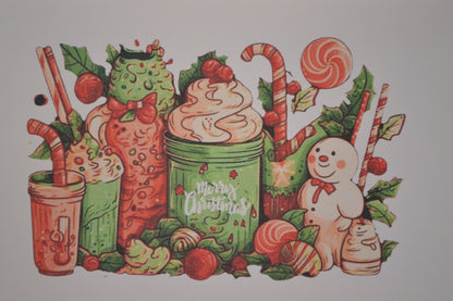 Festive Sweet Treats Design Christmas Card