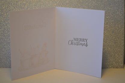 Festive Holiday Greeting with Gingerbread & Hot Cocoa