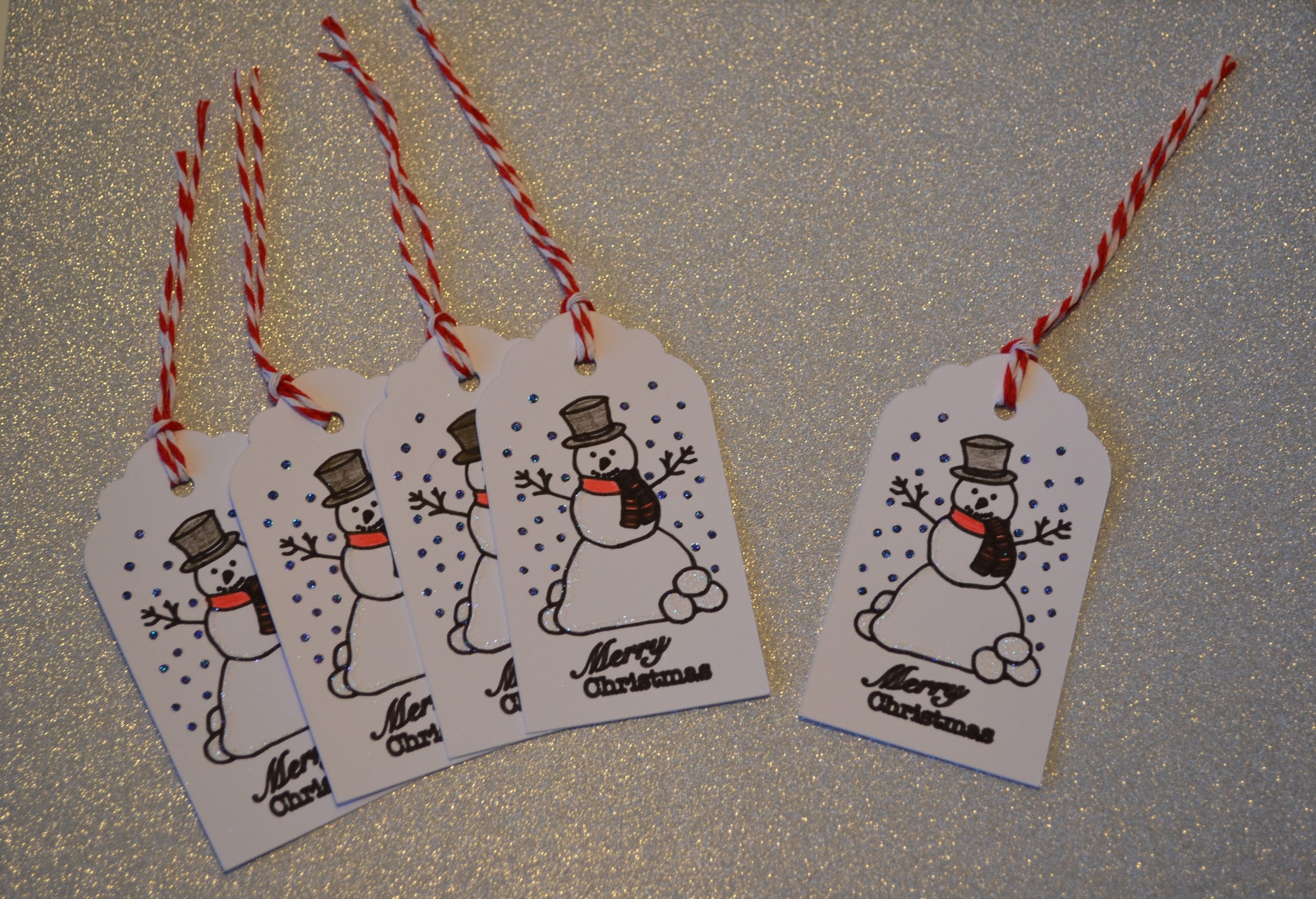 Snowman Christmas Gift Tags